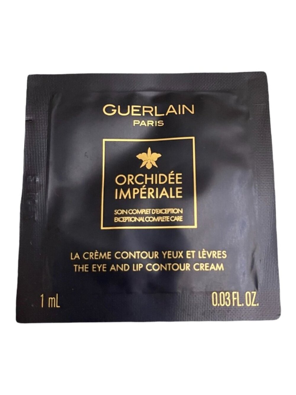 GUERLAIN Paris The Eye And Lip Contour Cream Sample Size .03 Fl Oz/1ml France